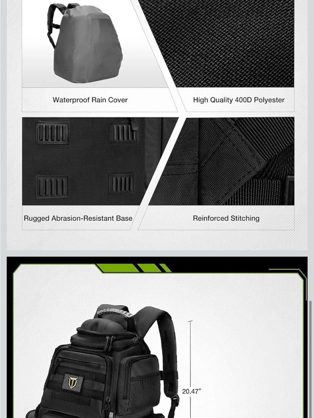 Tidewe Tactical Range Backpack - Picture 4 of 6